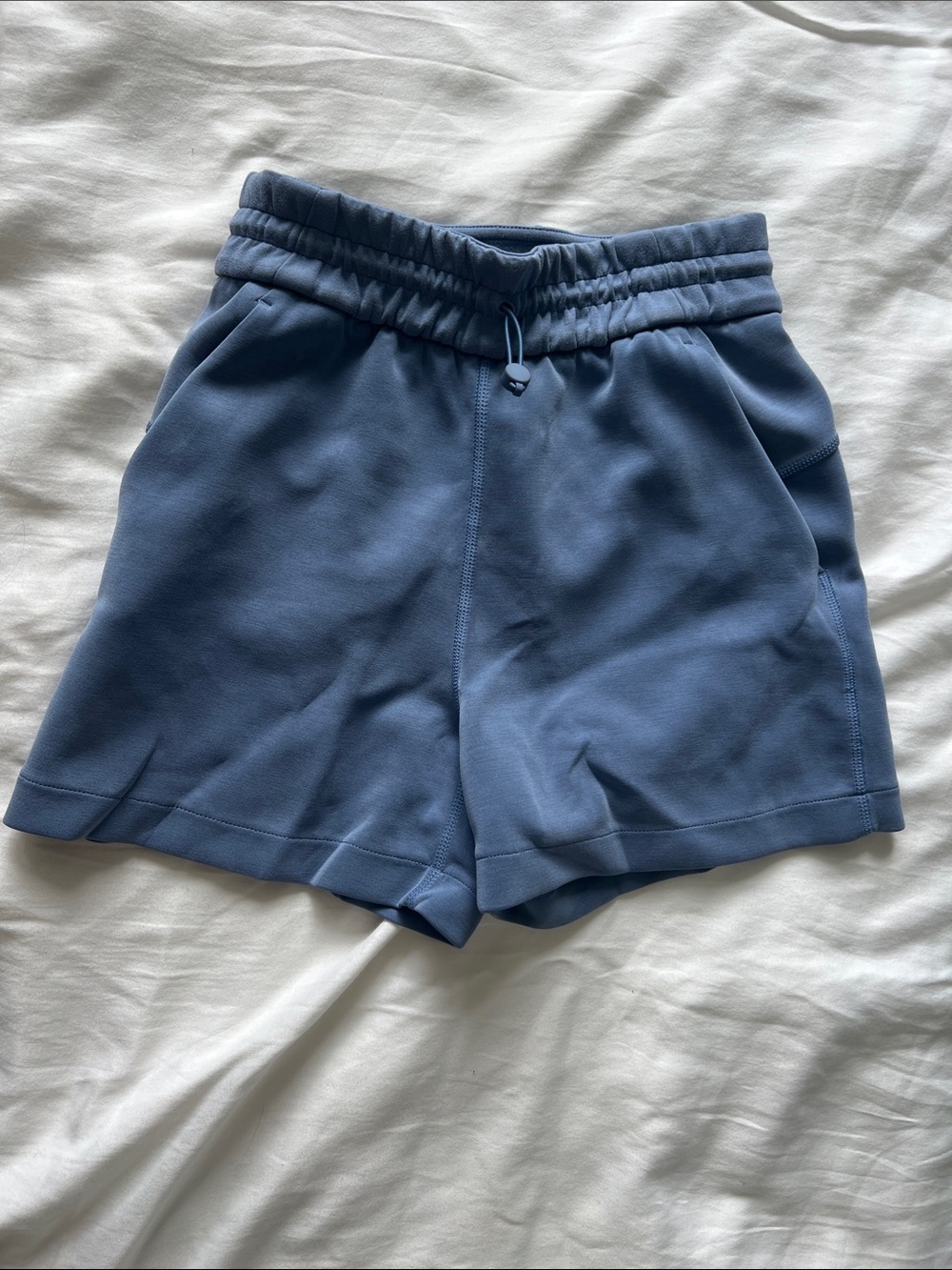 lululemon athletica Dusty Blue High-Rise Knit Shorts